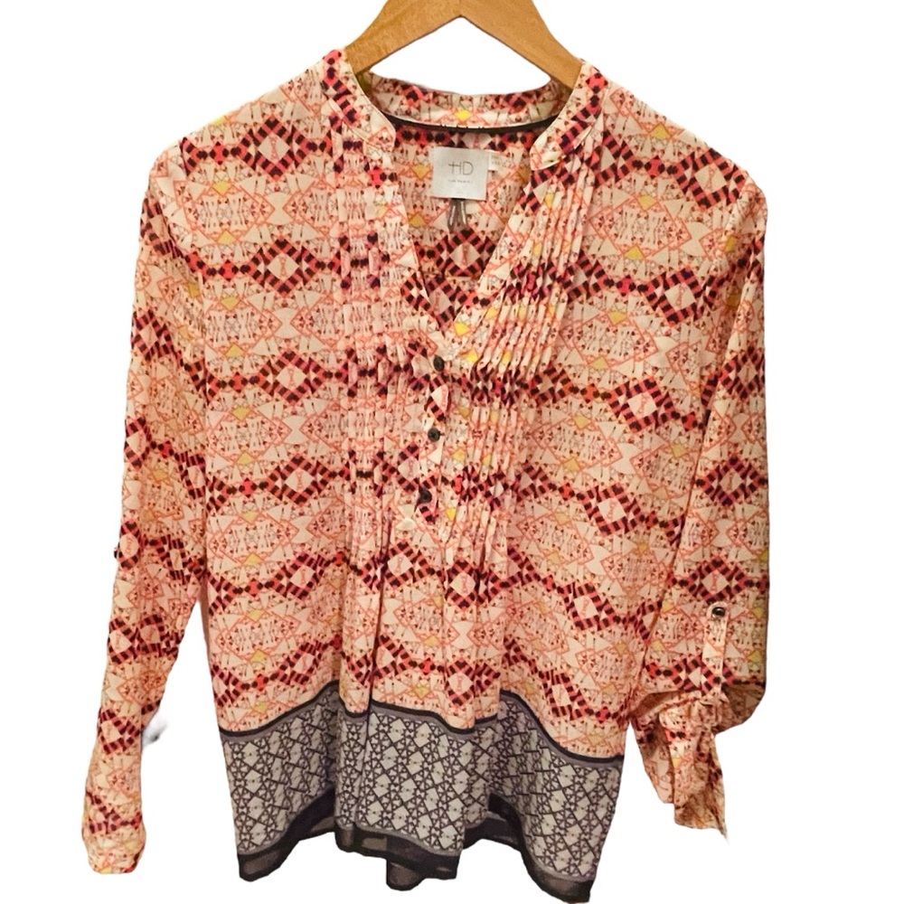 HD in Paris Anthropology Kaveri Blouse Top Bohemian Ethnic Hippie Festival